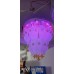 Пеещ полилей 8716/500 CH Хром , 4xE14+6x10W+ RGB + MP3 + BLUETOOTH,Диаметър:50см